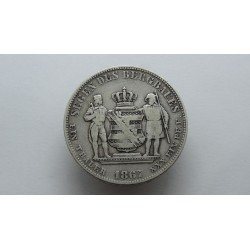 germany-sachsen-1-taler-ausbeutetaler-1867-b