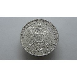 germany-wurttemberg-3-mark-1914