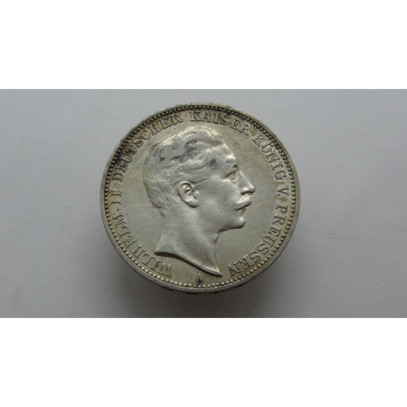 germany-preussen-3-mark-1909 germany-preussen-3-mark-1909