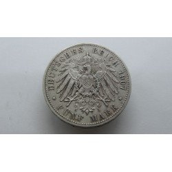 germany-bayern-bavaria-5-mark-1907