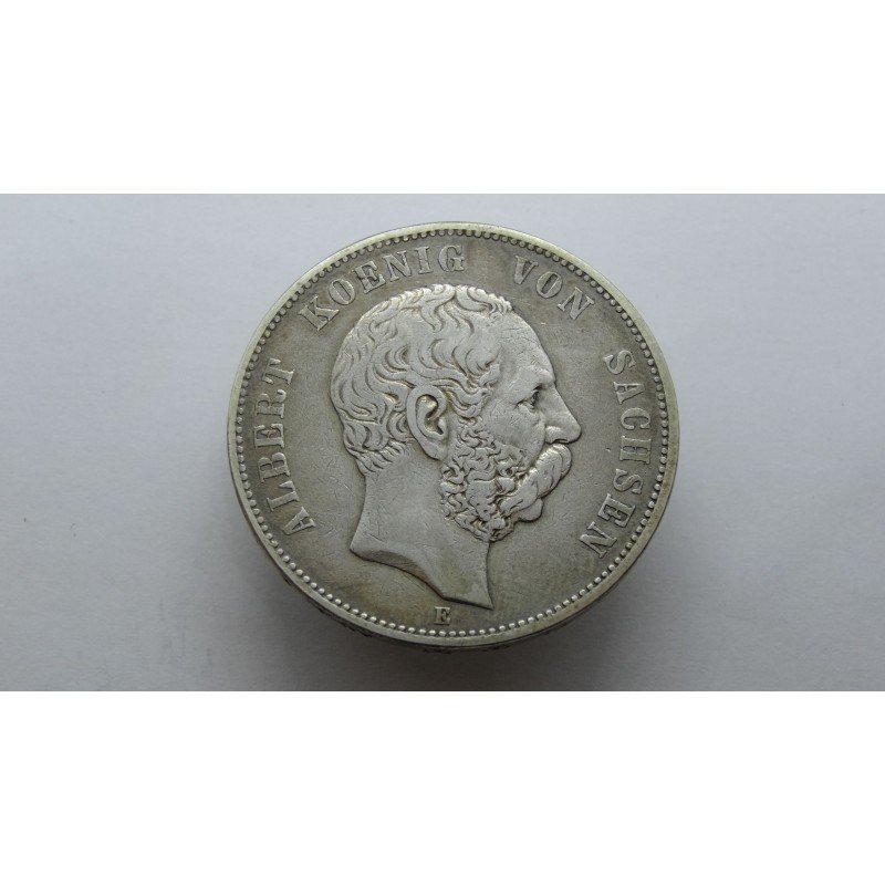 germany-sachsen-5-mark-1875-e-albert germany-sachsen-5-mark-1875-e-albert