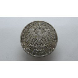 germany-sachsen-saksonija-2-mark-1907