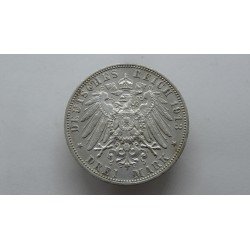 germany-sachsen-saksonija-3-mark-1913