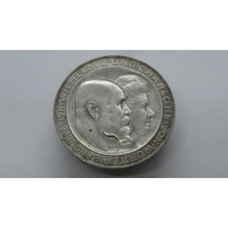 germany-wurttemberg-3-mark-1911