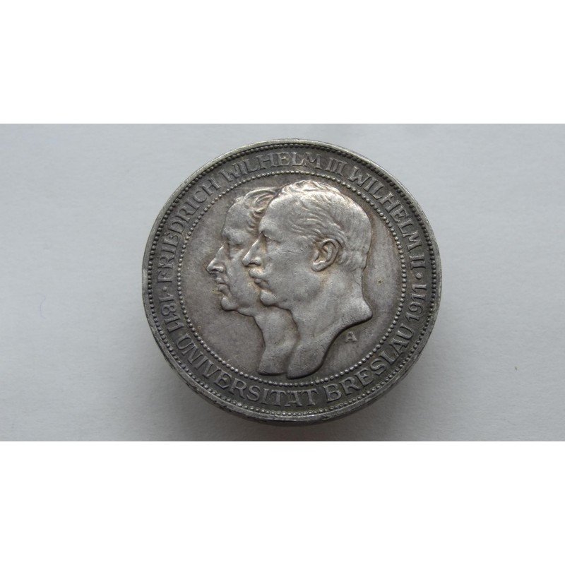 germany-preussen-3-mark-1911-uni-breslau germany-preussen-3-mark-1911-uni-breslau