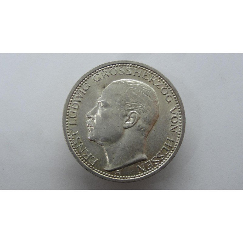 germany-hessen-3-mark-1910 germany-hessen-3-mark-1910