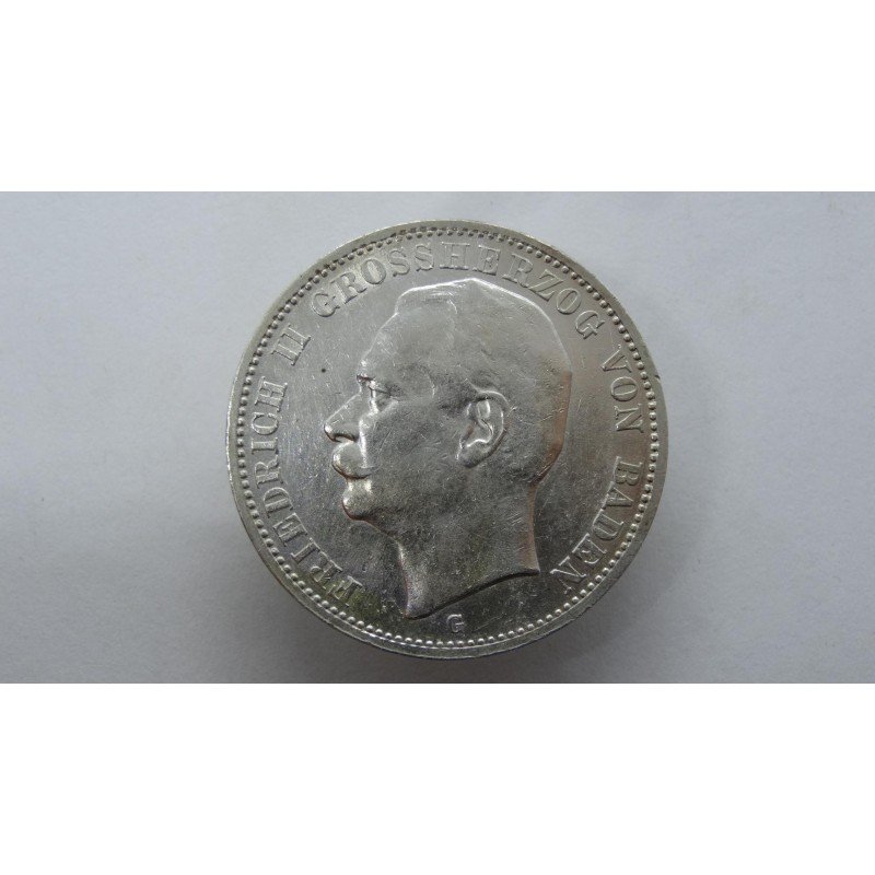 germany-baden-3-mark-1911 germany-baden-3-mark-1911
