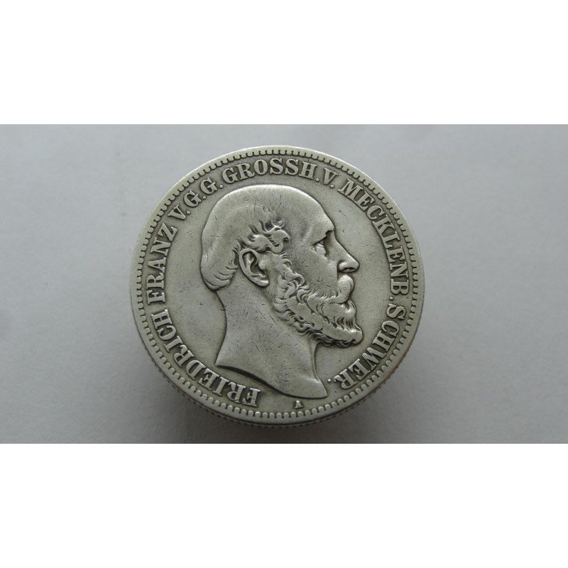 germany-mecklenburg-schwerin-2-mark-1876-rare germany-mecklenburg-schwerin-2-mark-1876-rare