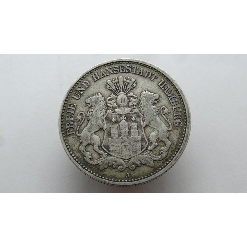 germany-hamburg-2-mark-1906 germany-hamburg-2-mark-1906