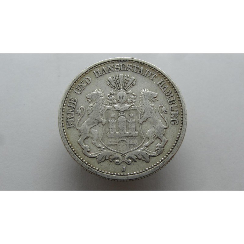 germany-hamburg-2-mark-1901 germany-hamburg-2-mark-1901