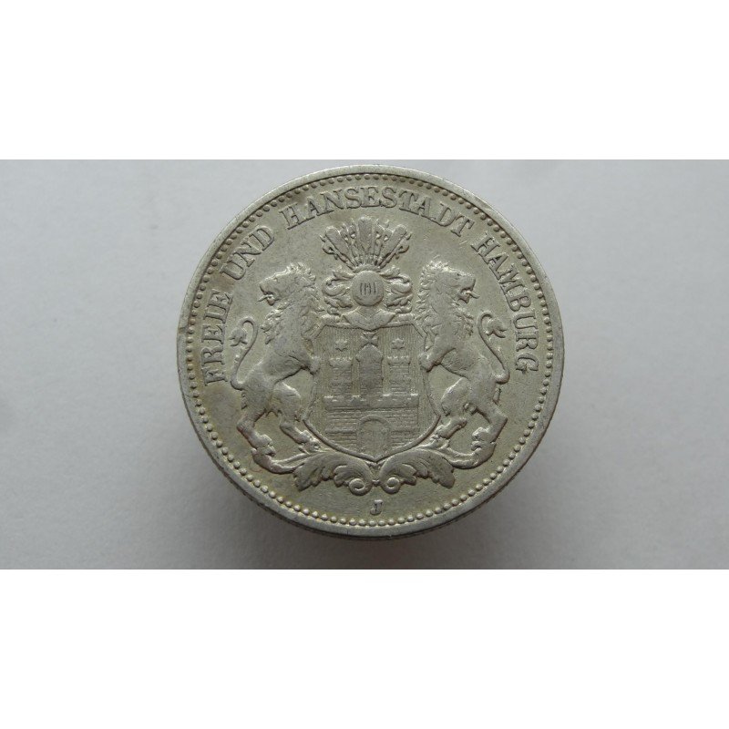 germany-hamburg-2-mark-1896 germany-hamburg-2-mark-1896
