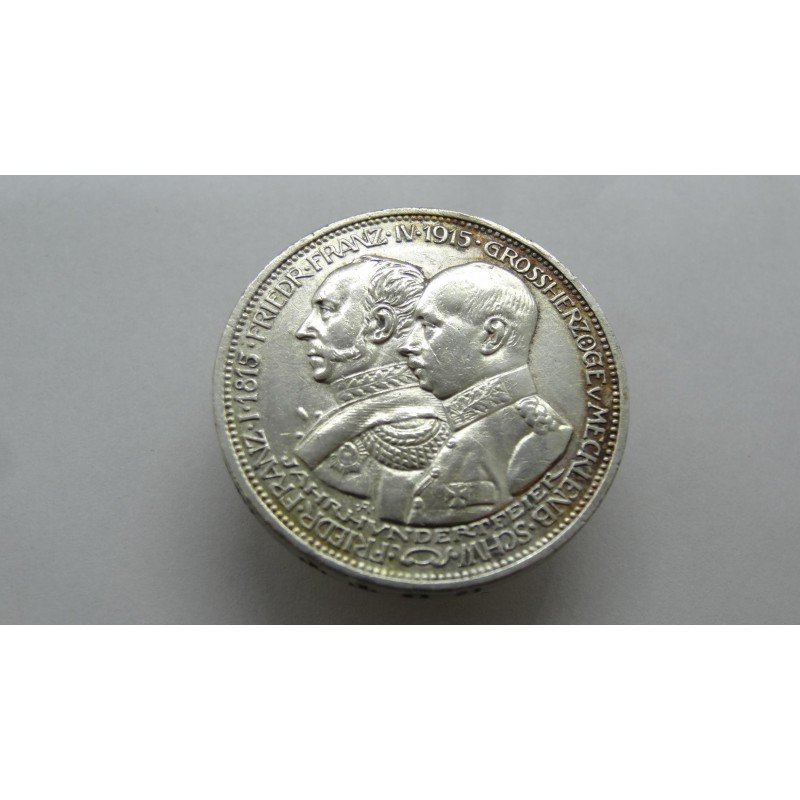 germany-mecklenburg-schwerin-3-mark-1915-rare germany-mecklenburg-schwerin-3-mark-1915-rare