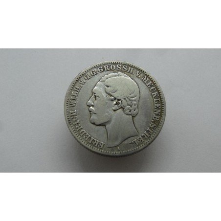 germany-mecklenburg-strelitz-2-mark-1877-rare