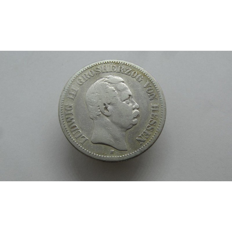 germany-hessen-2-mark-1877-rare germany-hessen-2-mark-1877-rare