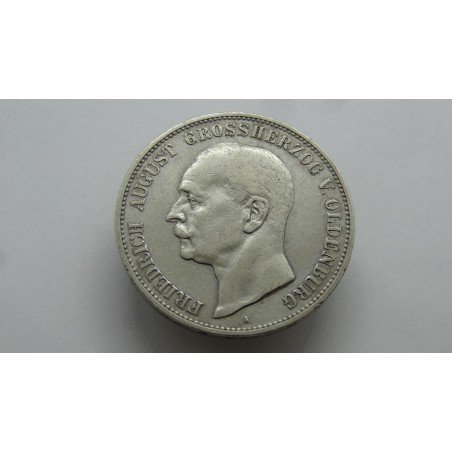 germany-oldenburg-5-mark-1900-rare