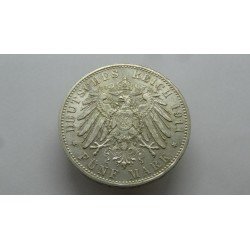 germany-bayern-bavaria-5-mark-1911