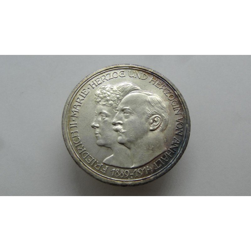 germany-anhalt-3-mark-1914-sidabrines-vestuves