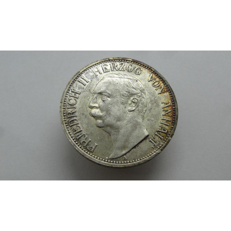 germany-anhalt-3-mark-1911-rare germany-anhalt-3-mark-1911-rare
