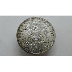 germany-anhalt-3-mark-1911-rare