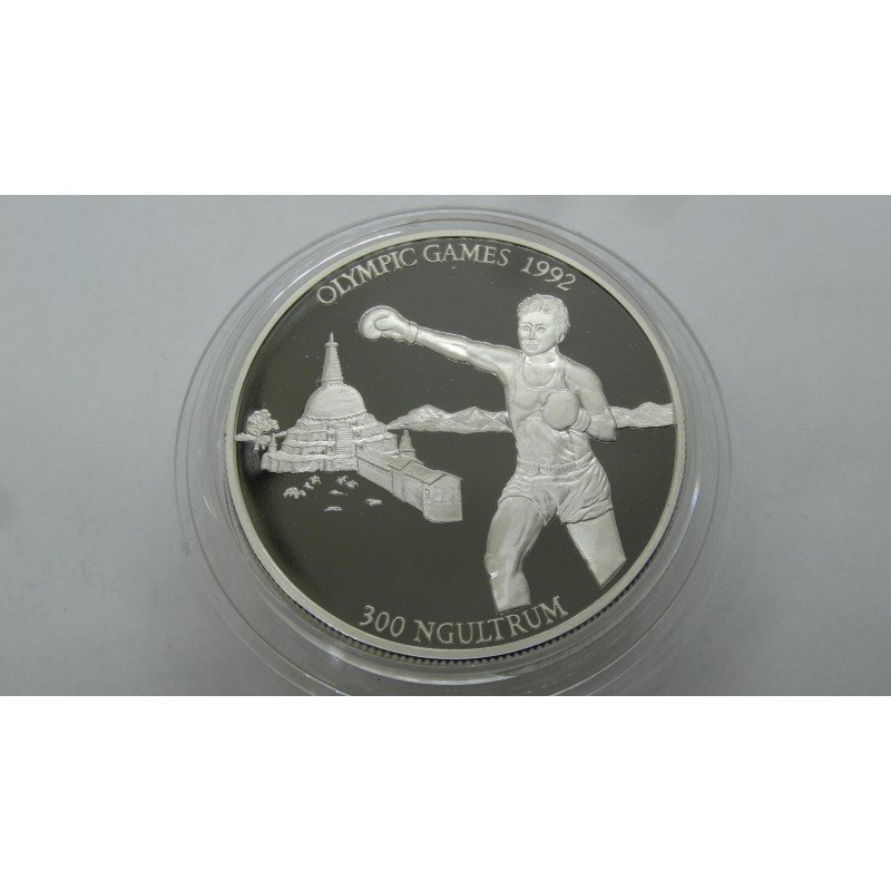 bhutan-300-ngultrums-1992-barcelona-92