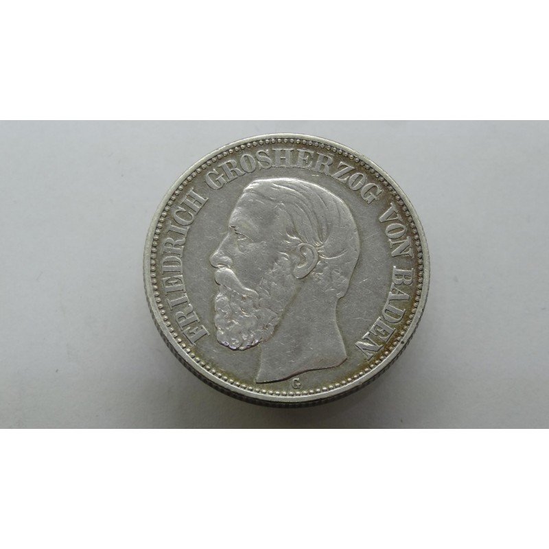 germany-baden-2-mark-1901 germany-baden-2-mark-1901