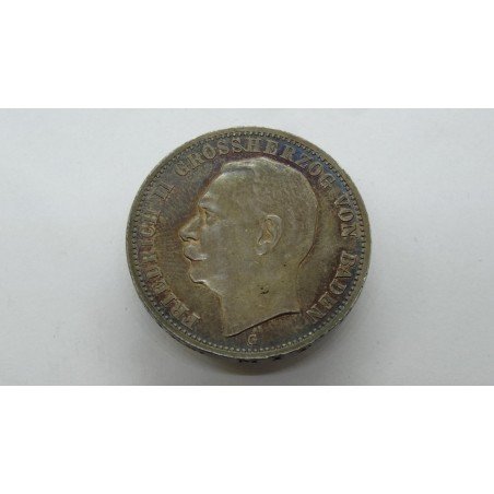 germany-baden-3-mark-1915-rare