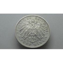 germany-baden-5-mark-1901