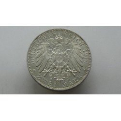 germany-sachsen-saksonija-2-mark-1914