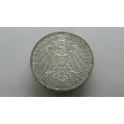 germany-schaumburg-lippe-3-mark-1911-rare