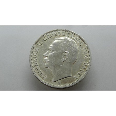 germany-baden-3-mark-1915-rare