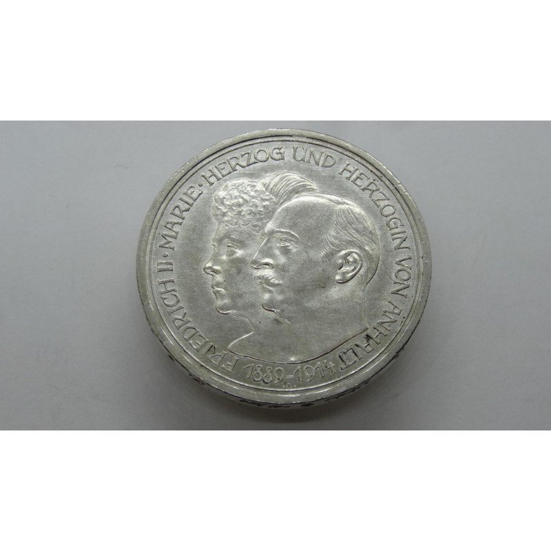germany-anhalt-5-mark-1914-sidabrines-vestuves germany-anhalt-5-mark-1914-sidabrines-vestuves