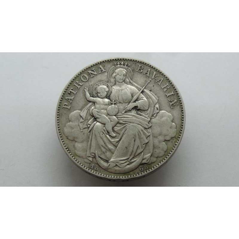 germany-bayern-bavaria-1-taler-1868-patrona germany-bayern-bavaria-1-taler-1868-patrona