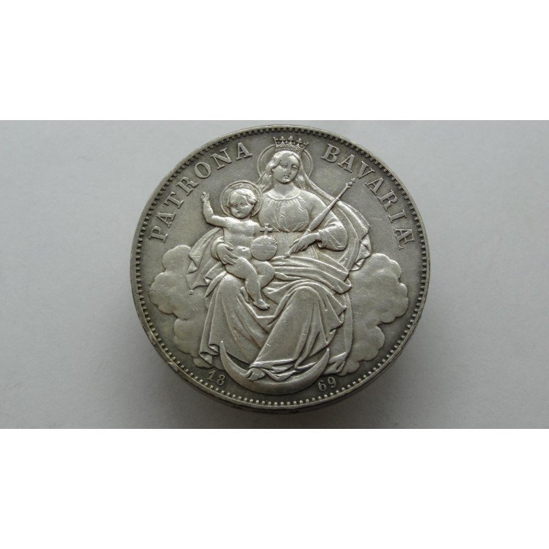 germany-bayern-bavaria-1-taler-1869-patrona germany-bayern-bavaria-1-taler-1869-patrona
