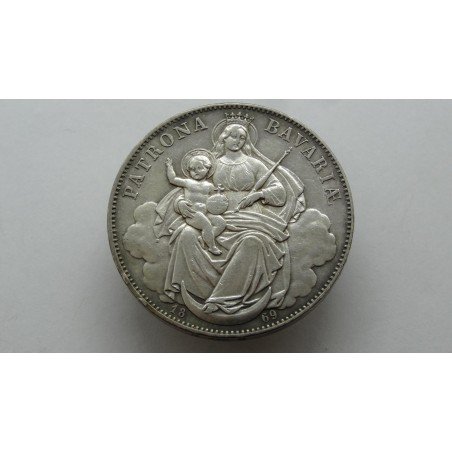 germany-bayern-bavaria-1-taler-1869-patrona