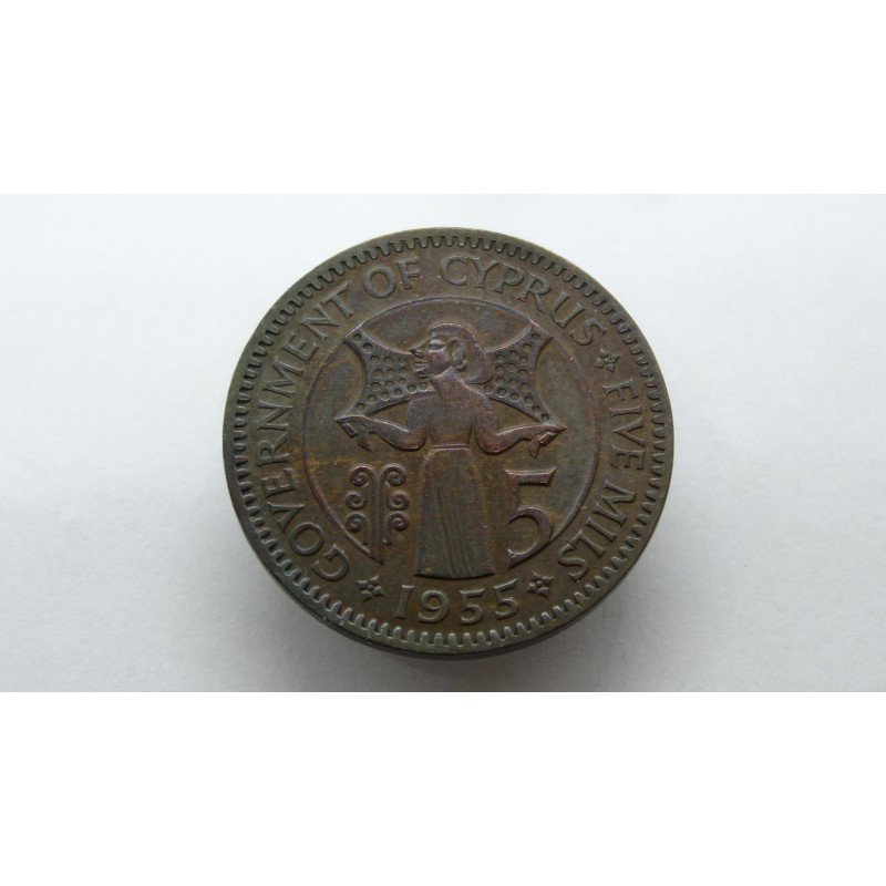 cyprus-5-mils-1955