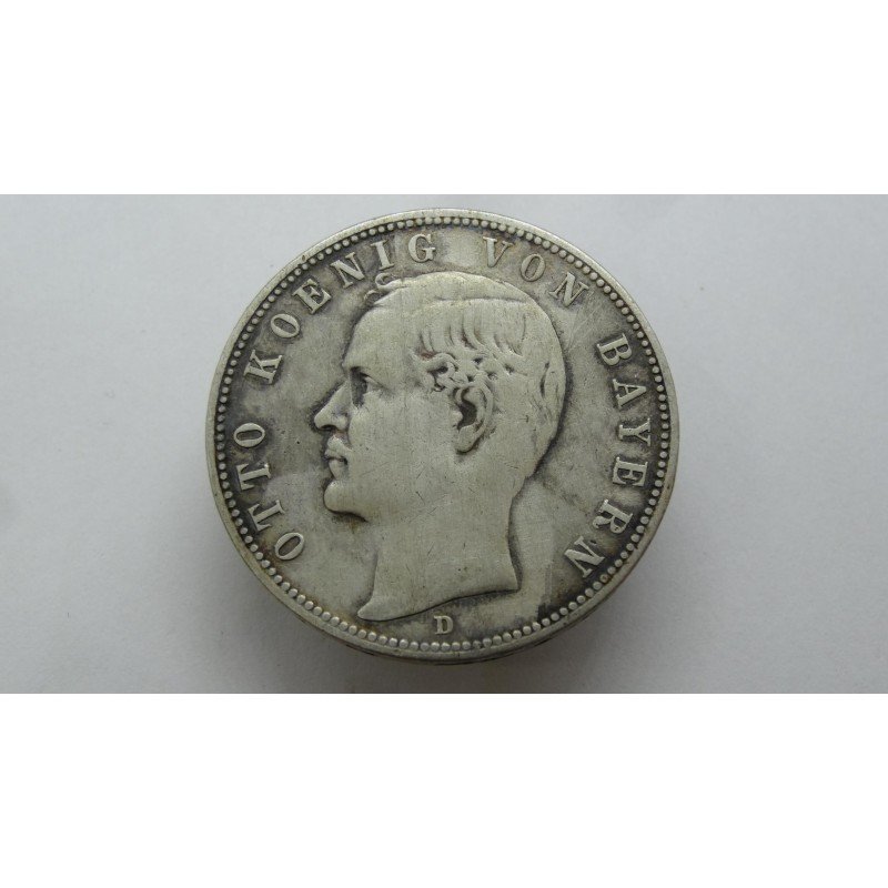 germany-bayern-bavaria-5-mark-1898