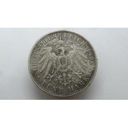 germany-bayern-bavaria-5-mark-1898