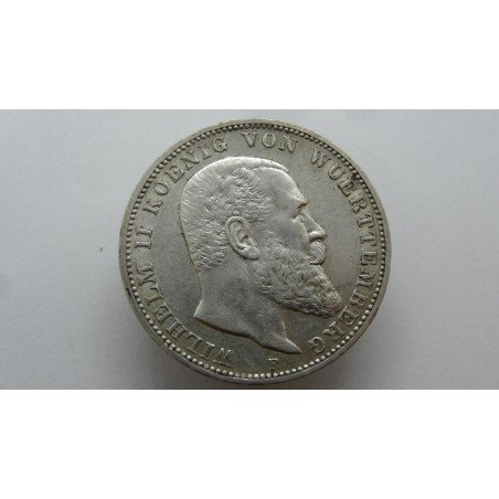 germany-wurttemberg-3-mark-1913