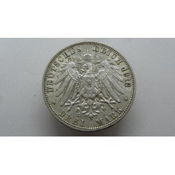 germany-wurttemberg-3-mark-1913
