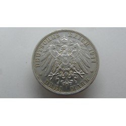 germany-schaumburg-lippe-3-mark-1911-rare
