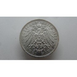 germany-schaumburg-lippe-3-mark-1911-rare