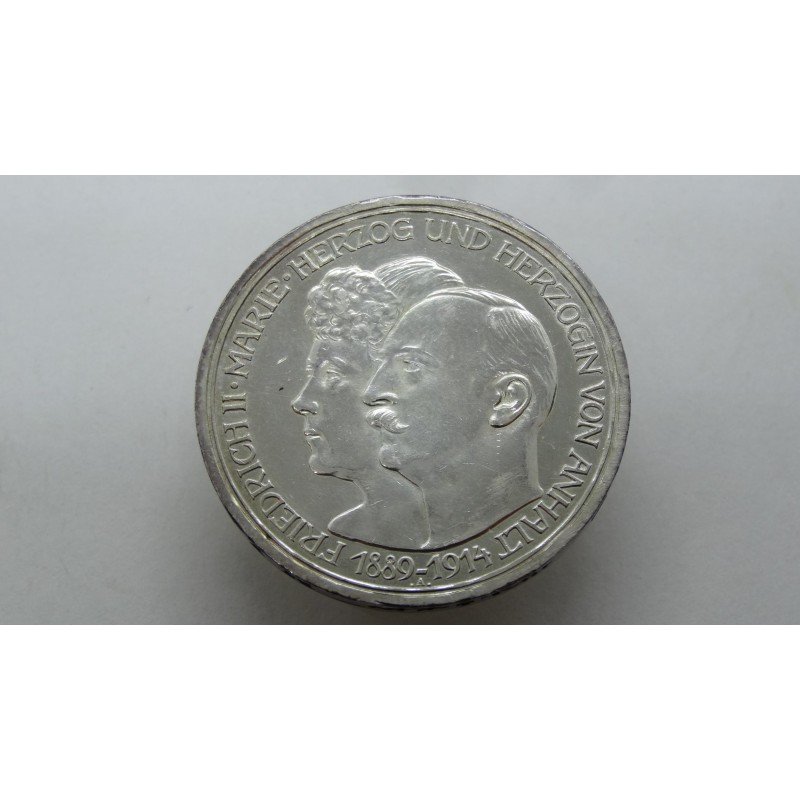 germany-anhalt-3-mark-1914-sidabrines-vestuves