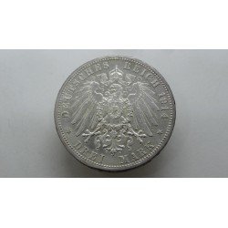germany-anhalt-3-mark-1914-sidabrines-vestuves