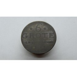 germany-oldenburg-6-grote-1818-rare