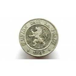 Belgium 10 Centimes 1862 Leopold I