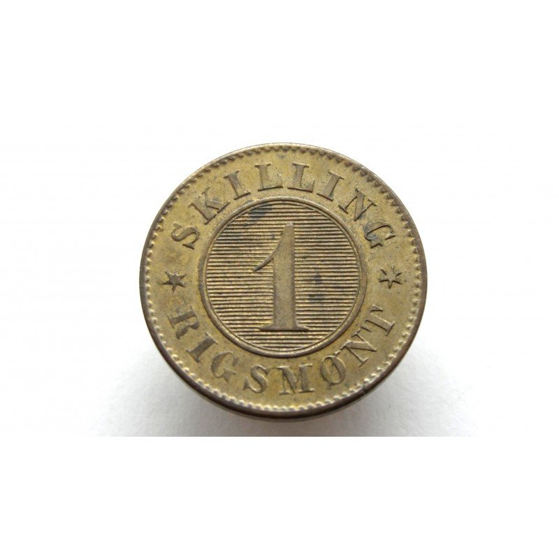 Denmark 1 Skilling 1863