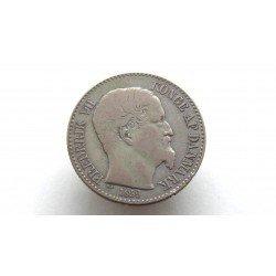 Denmark West Indien 10 Cents 1859 Frederik VII