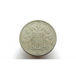 USA 5 cents 1866