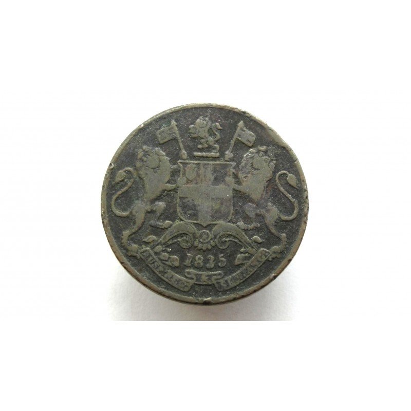 Great Britain 1/4 Anna 1835