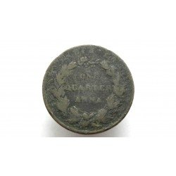 Great Britain 1/4 Anna 1835